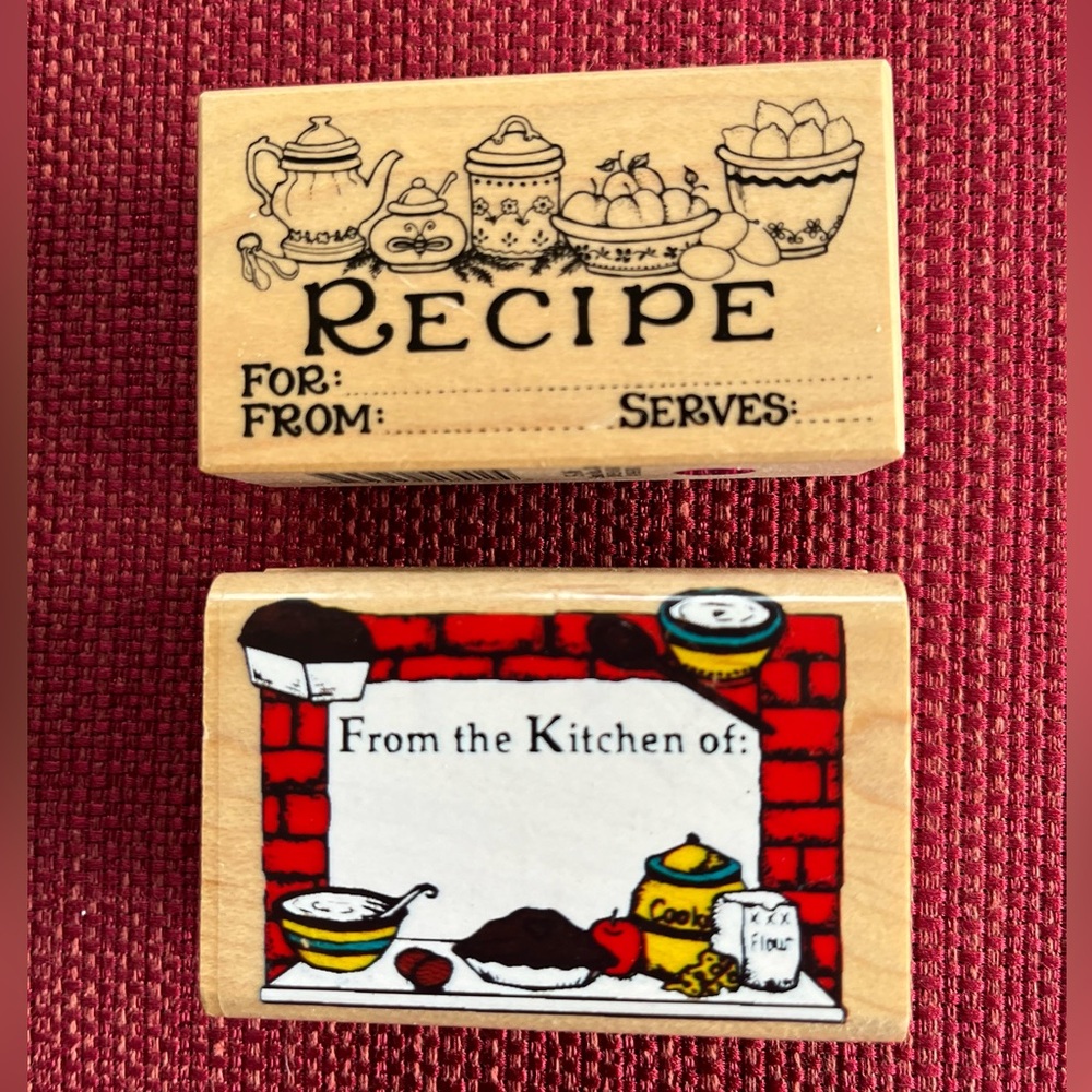 From the Kitchen of & Recipe stamps